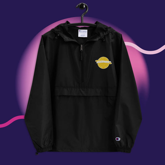 Jiggonaut X Champion Jiggonaut Logo Packable Jacket Yellow