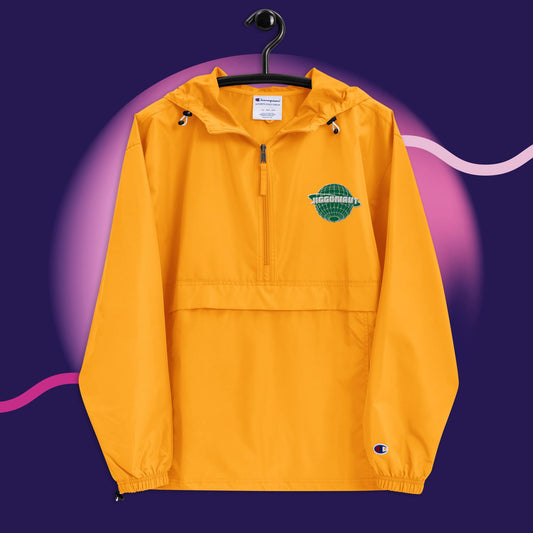 Jiggonaut X Champion Jiggonaut Logo Packable Jacket Green