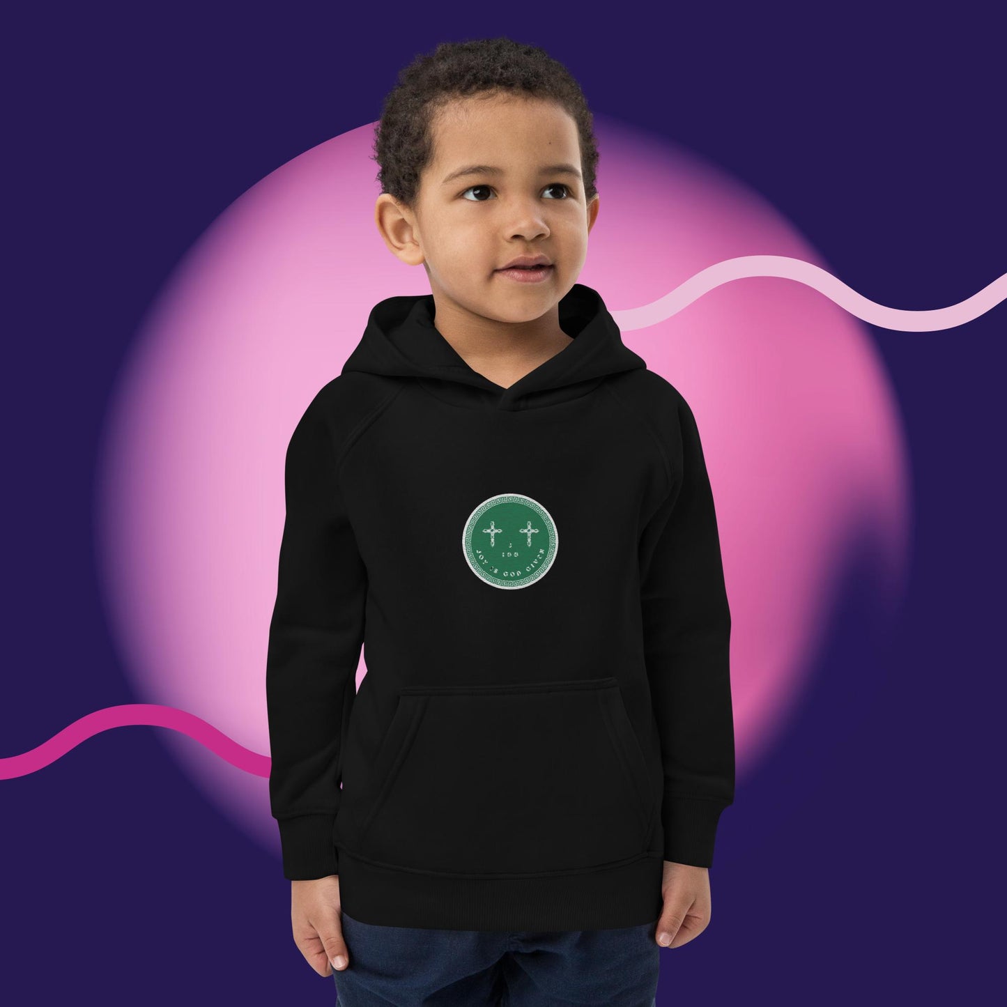 Kids J.I.G.G Logo Hoodie Kelly Green