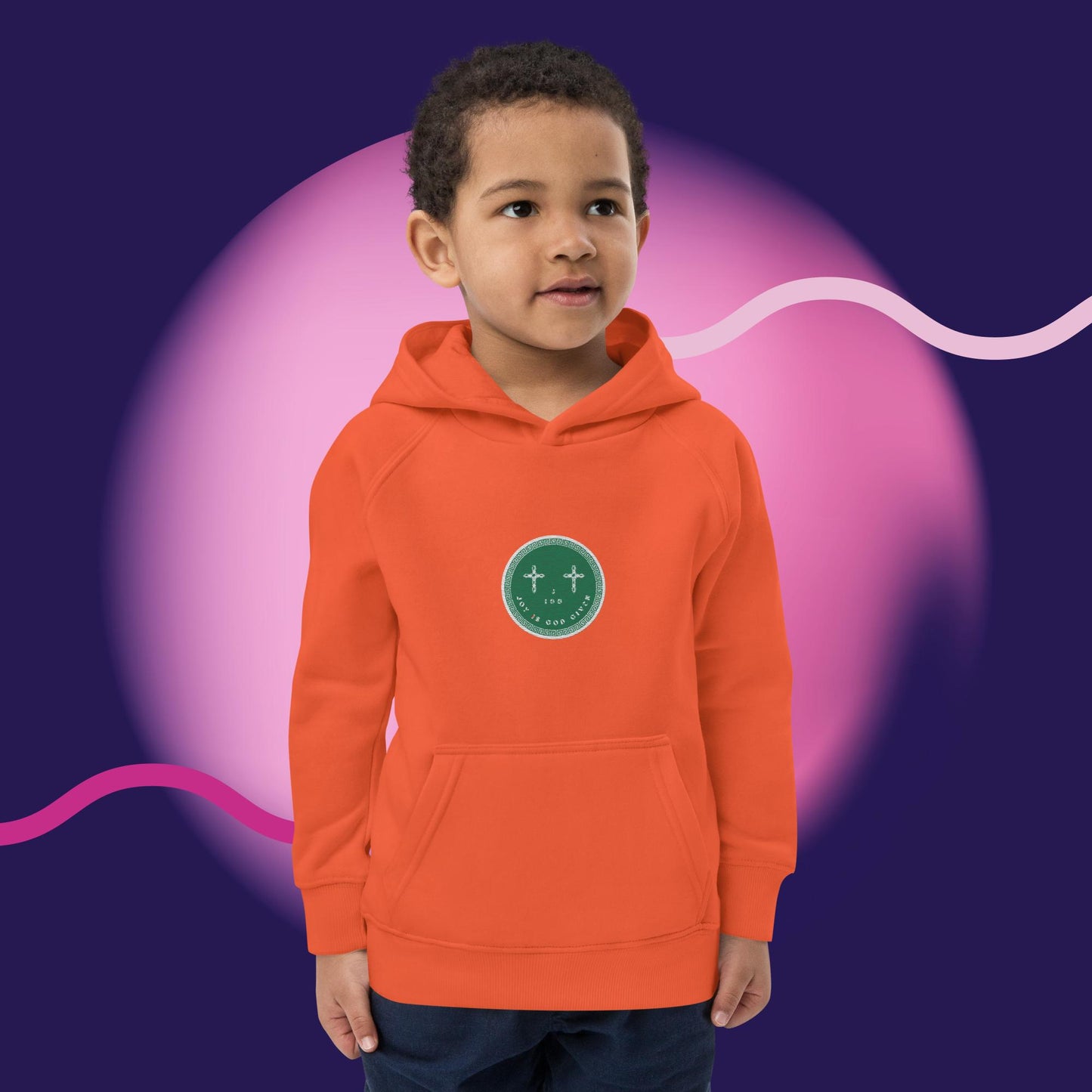 Kids J.I.G.G Logo Hoodie Kelly Green