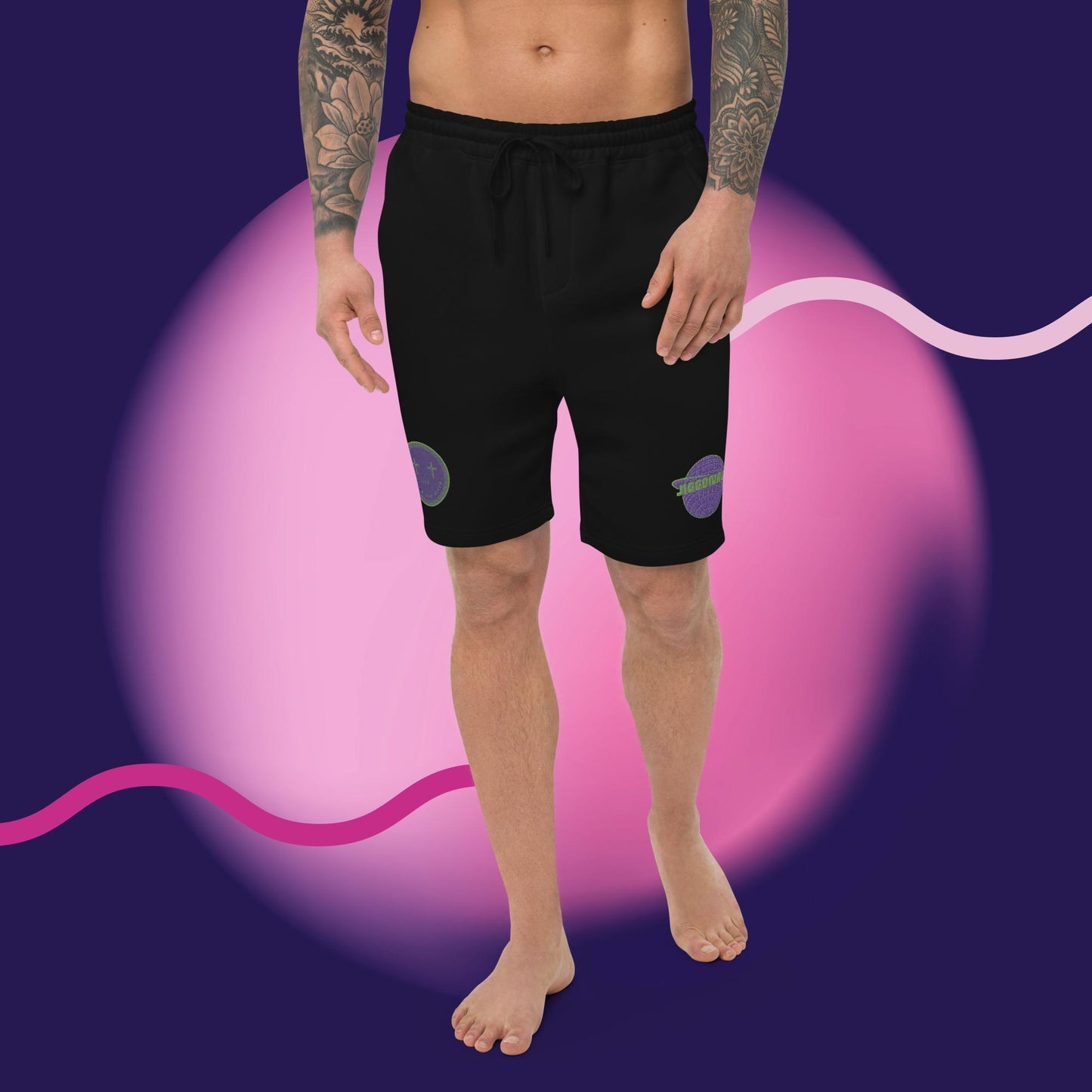 Unisex Heart/Spirit Fleece Shorts Hulk