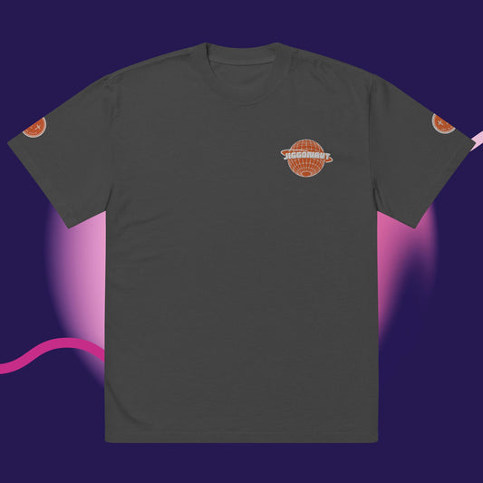 Oversized Jiggonaut Logo T-shirt Orange