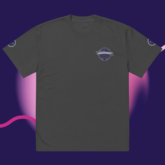 Oversized Jiggonaut Logo T-shirt Royal Blue