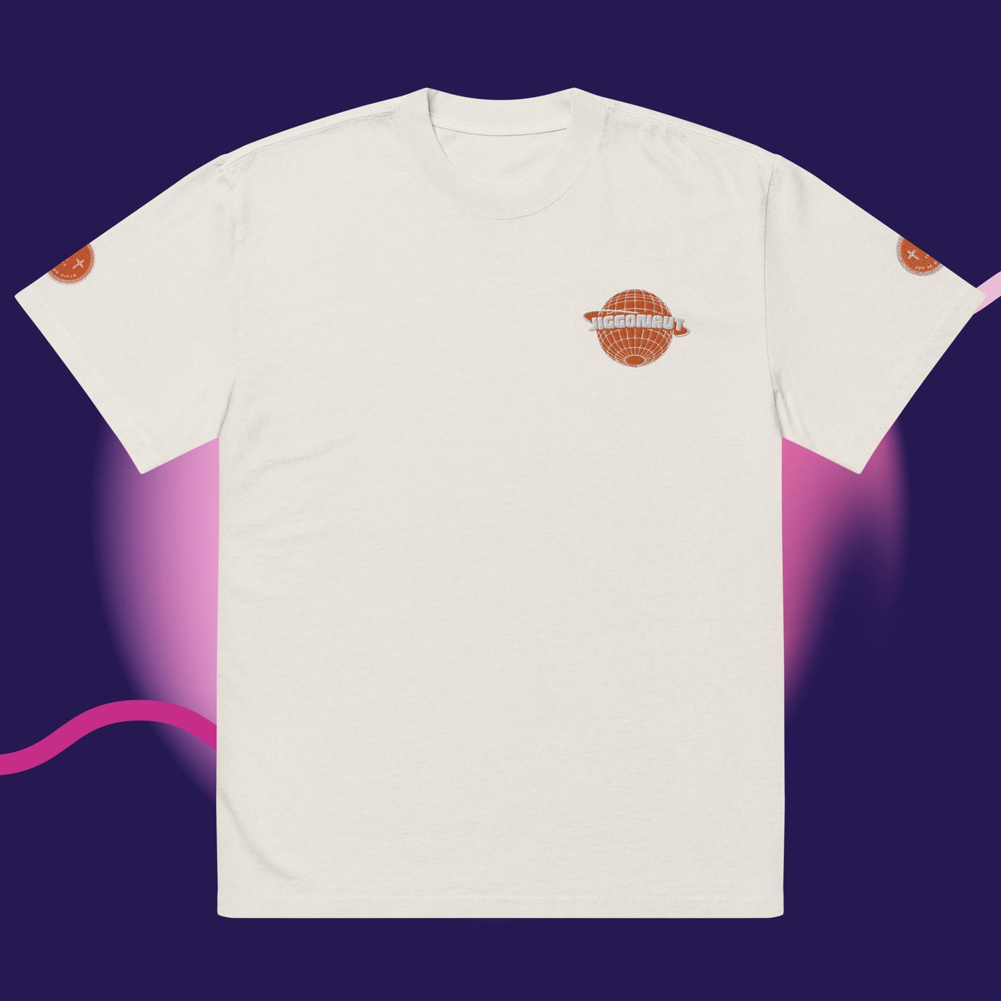 Oversized Jiggonaut Logo T-shirt Orange