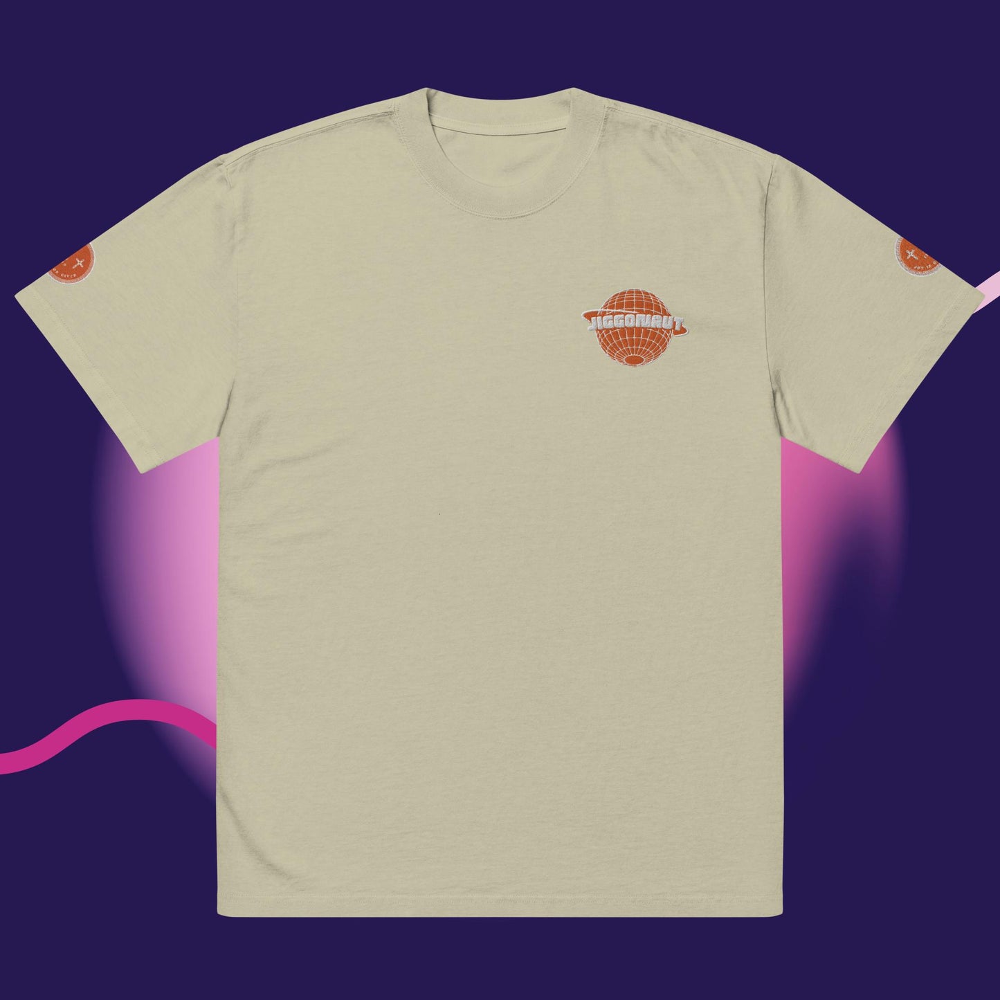 Oversized Jiggonaut Logo T-shirt Orange