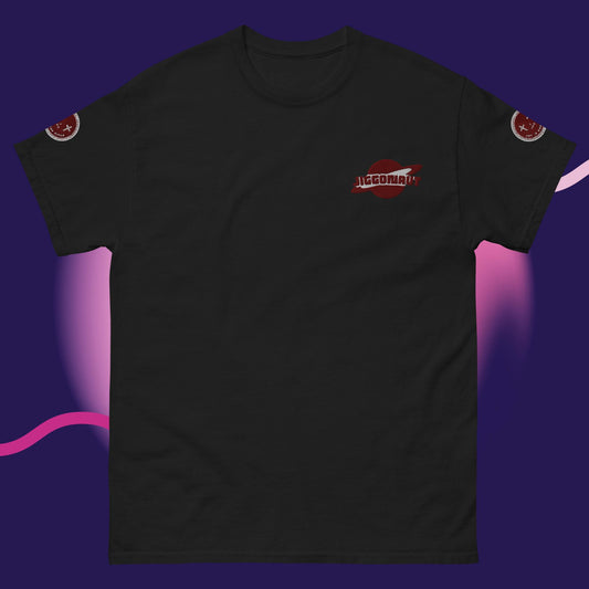 Unisex Jiggy Galaxy Logo T-shirt Maroon