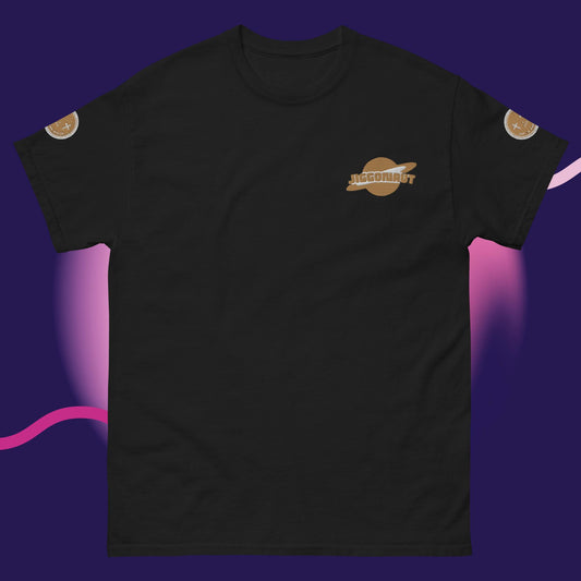 Unisex Jiggy Galaxy Logo T-shirt Gold