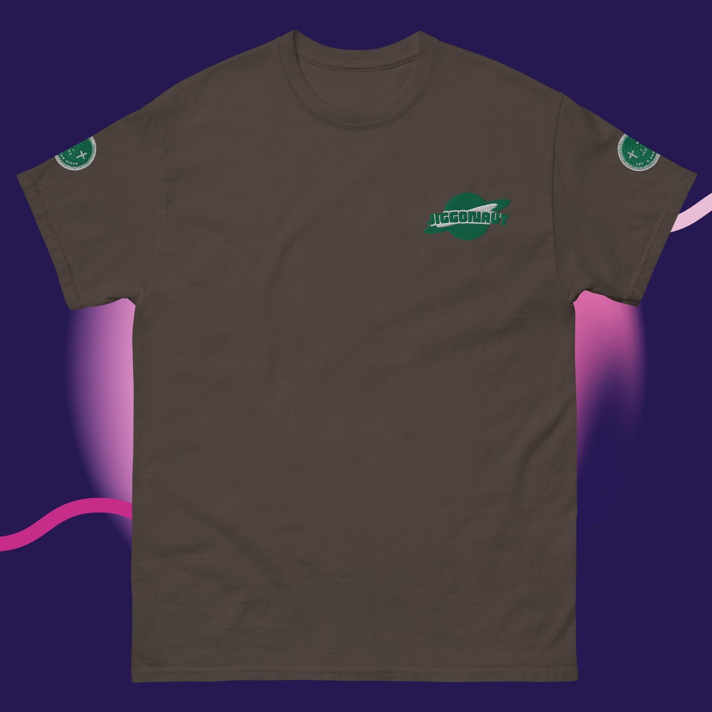 Unisex Jiggy Galaxy Logo T-shirt Kelly Green