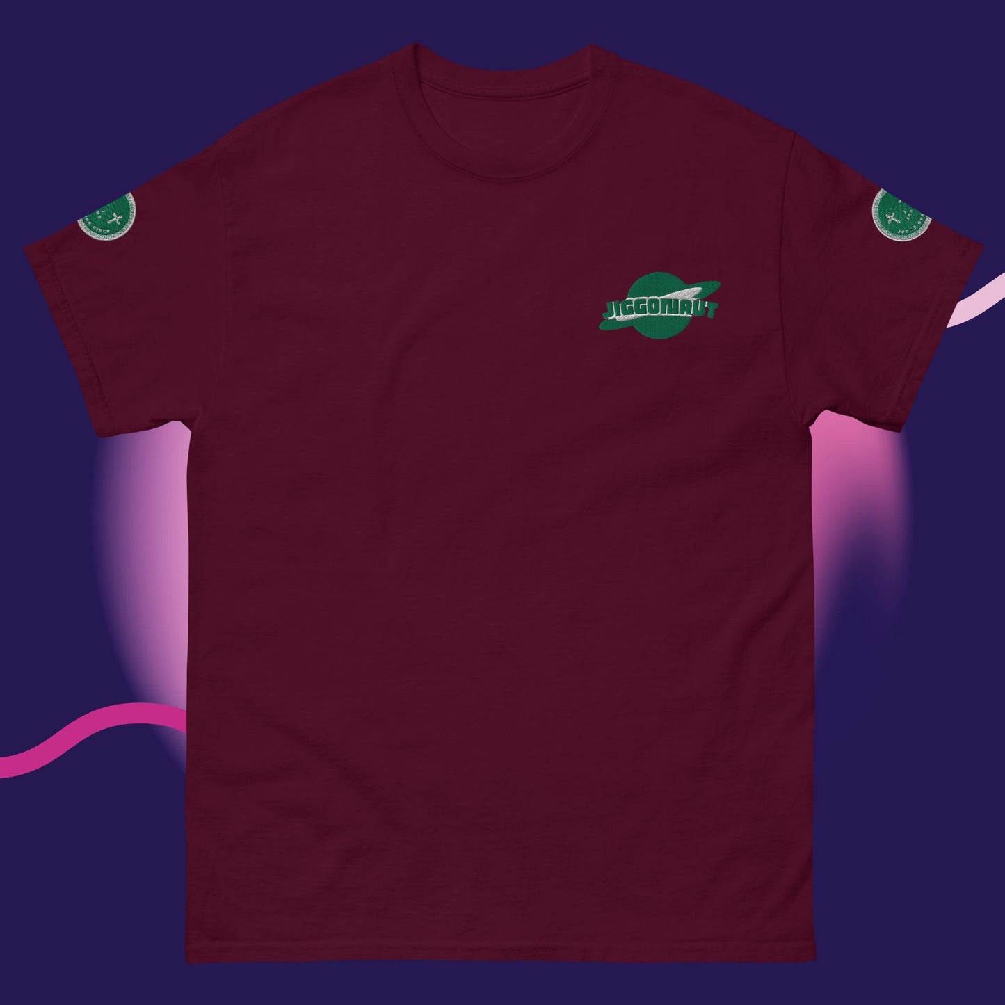 Unisex Jiggy Galaxy Logo T-shirt Kelly Green