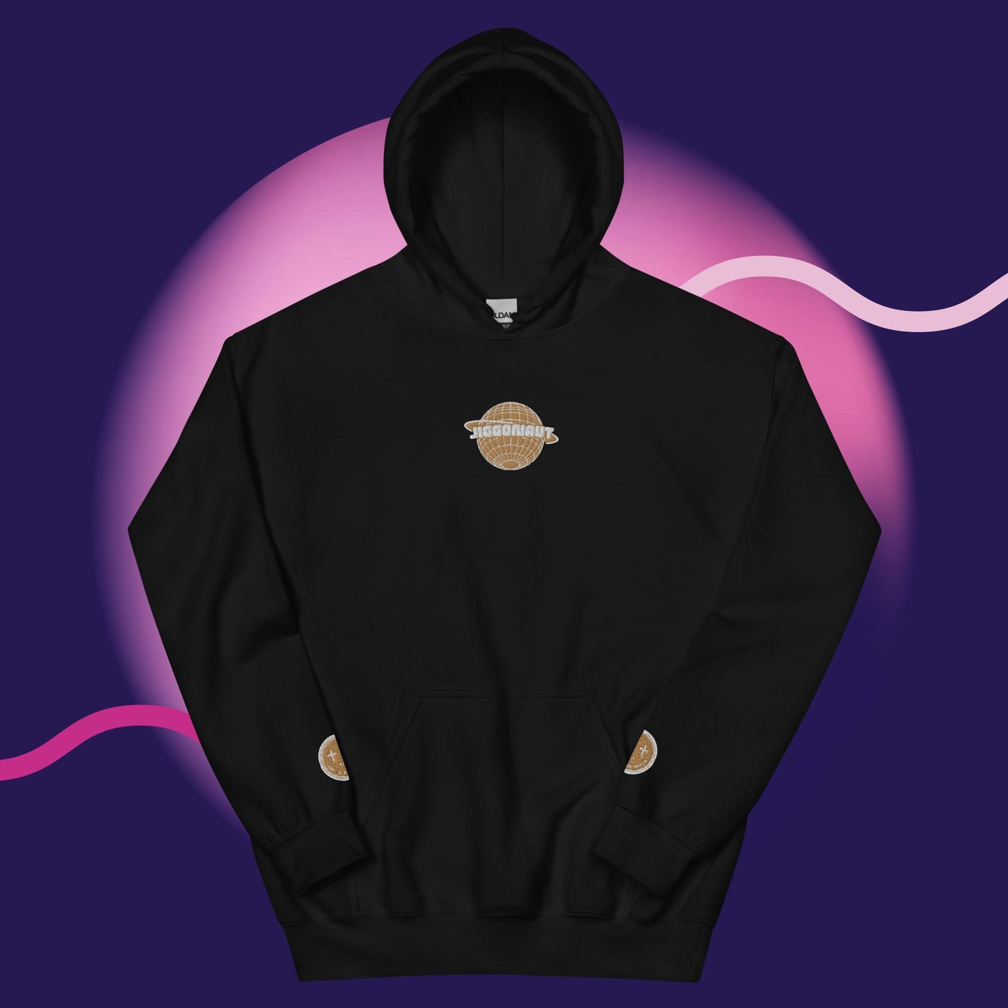 Unisex Jiggonaut Logo Hoodie Gold