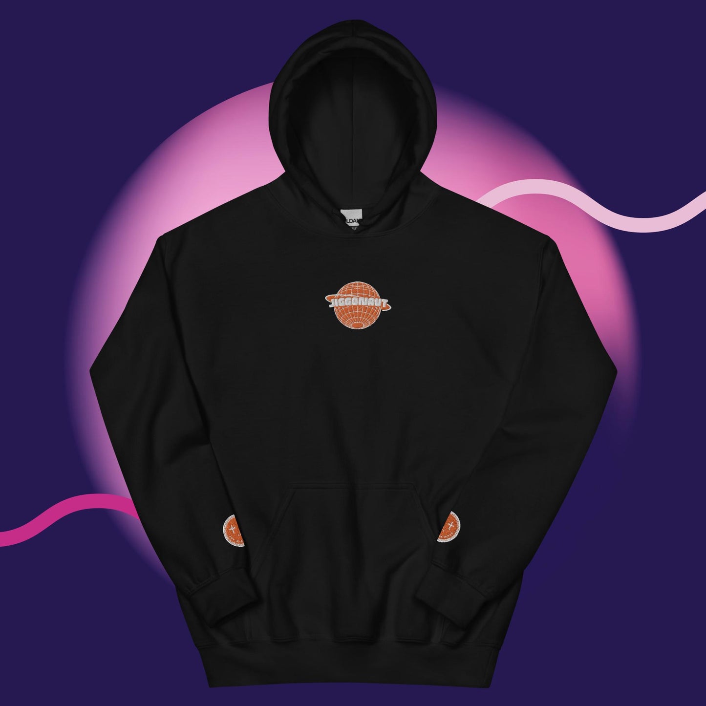 Unisex Jiggonaut Logo Hoodie Orange