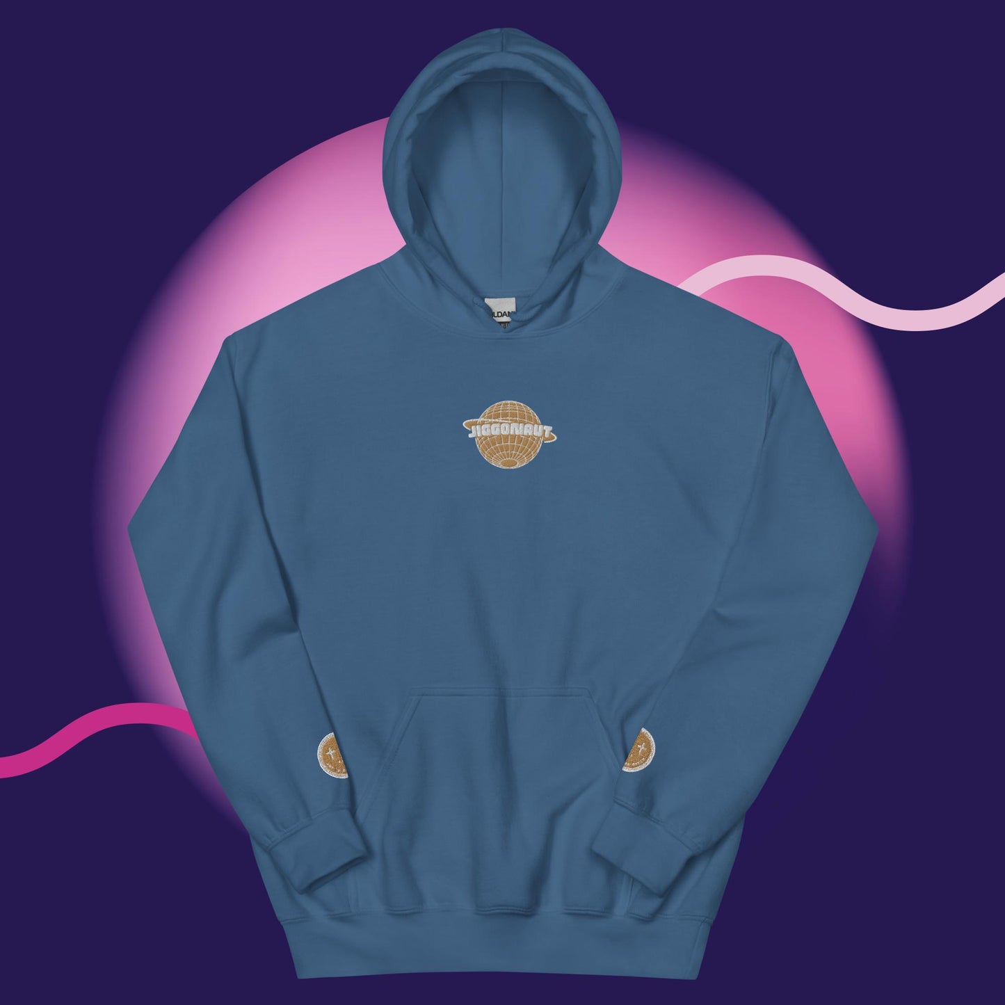 Unisex Jiggonaut Logo Hoodie Gold