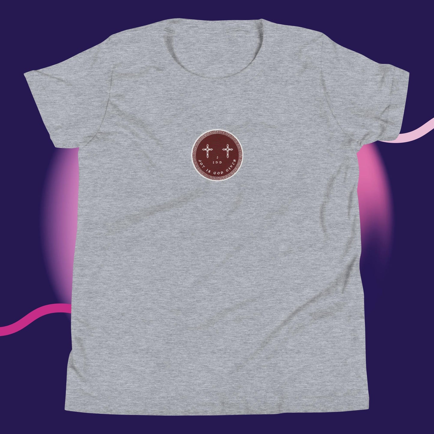 Youth J.I.G.G Logo T-Shirt Maroon