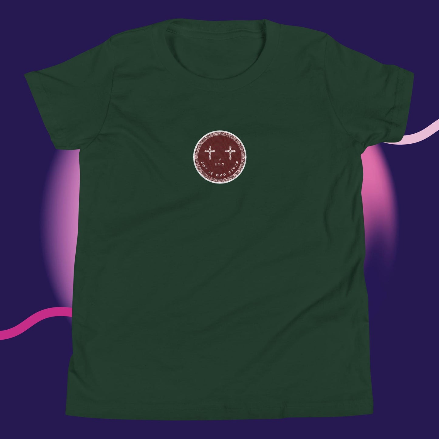 Youth J.I.G.G Logo T-Shirt Maroon