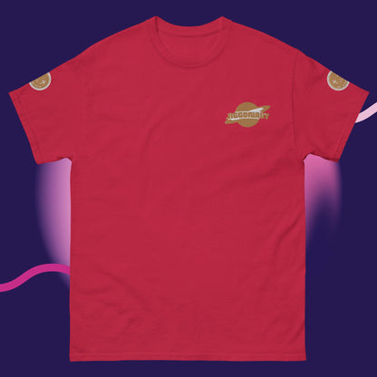 Unisex Jiggy Galaxy Logo T-shirt Gold