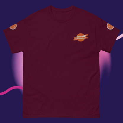 Unisex Jiggy Galaxy Logo T-shirt Orange