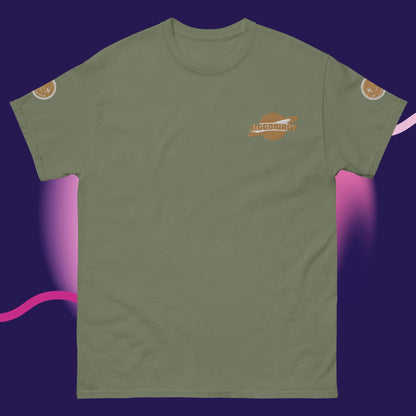 Unisex Jiggy Galaxy Logo T-shirt Gold