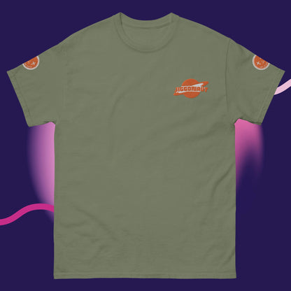 Unisex Jiggy Galaxy Logo T-shirt Orange