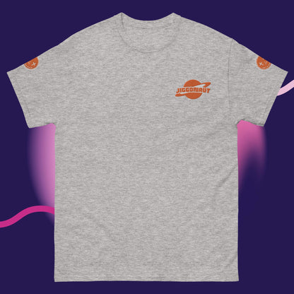 Unisex Jiggy Galaxy Logo T-shirt Orange