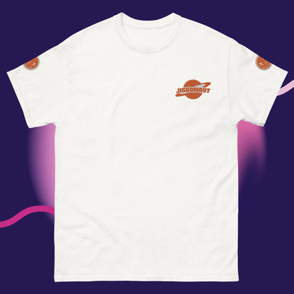 Unisex Jiggy Galaxy Logo T-shirt Orange