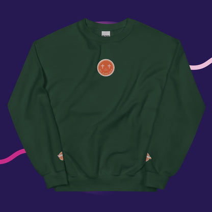 Unisex J.I.G.G Logo Sweatshirt Orange