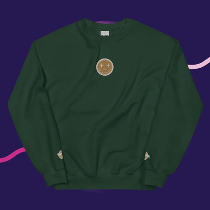 Unisex J.I.G.G Logo Sweatshirt Gold