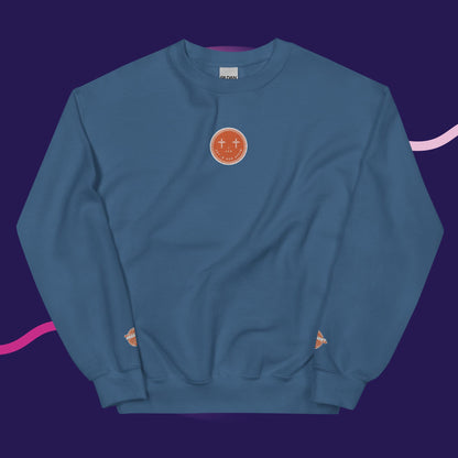 Unisex J.I.G.G Logo Sweatshirt Orange