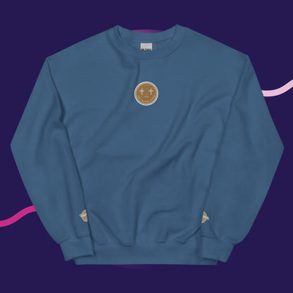 Unisex J.I.G.G Logo Sweatshirt Gold