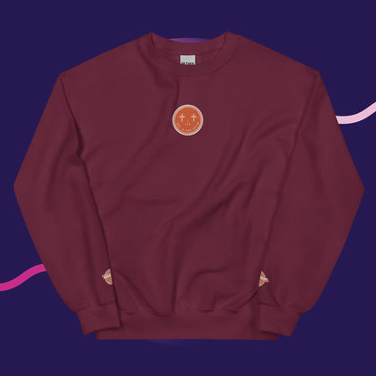 Unisex J.I.G.G Logo Sweatshirt Orange