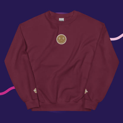 Unisex J.I.G.G Logo Sweatshirt Gold