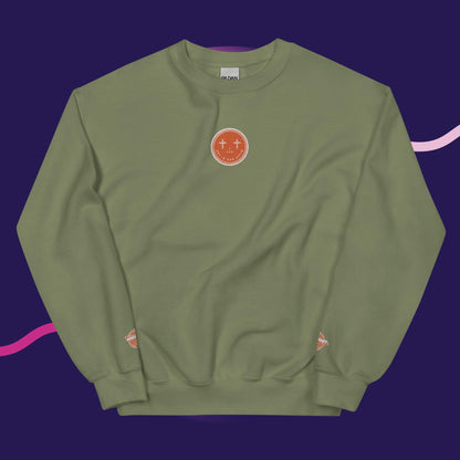 Unisex J.I.G.G Logo Sweatshirt Orange