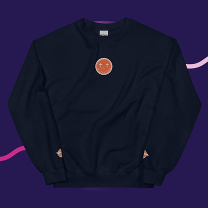 Unisex J.I.G.G Logo Sweatshirt Orange